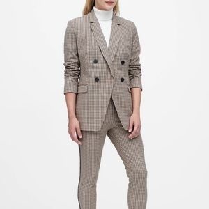 Banana Republic Plaid Blazer Tatersall Plaid like new
